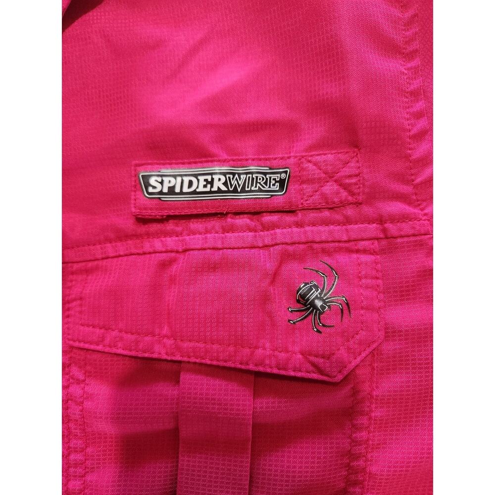 Nylon fishing shirt, Spider Wire, short sleeve button-up - Picture 4 of 4